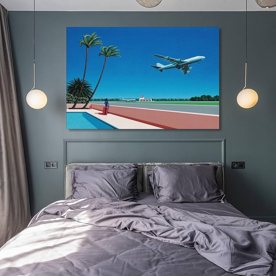 Amazon.co.jp: ​イラストレーター 永井博（Hiroshi Nagai）絵画
